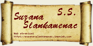 Suzana Slankamenac vizit kartica